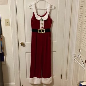 S Christmas jumpsuit with jingle bells